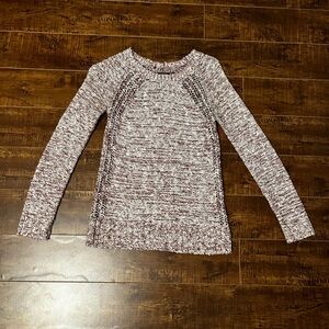 Buffalo David Bitton Textured Knit Sweater - Red and White